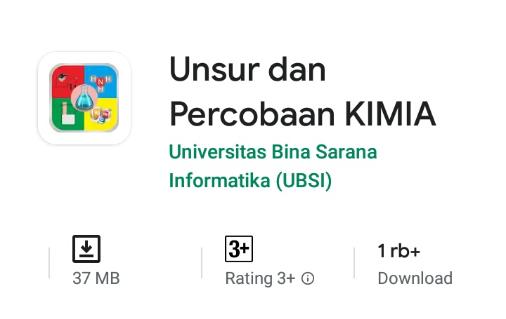 7 Aplikasi Belajar Kimia Terbaik dan Gratis untuk Siswa 9 Aplikasi belajar ilmu kimia