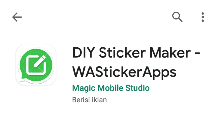 Aplikasi Stiker WA DIY Sticker
