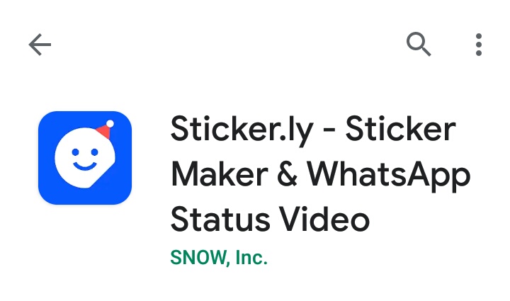 Aplikasi Stiker WhatsApp sticker.ly