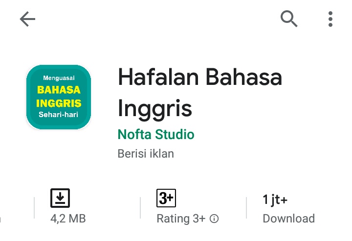 3 Aplikasi Belajar Bahasa Inggris Terbaik 1