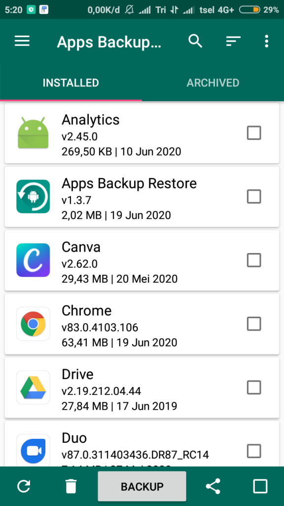 3+ Cara Backup Data Android dengan Mudah dan Cepat 5
