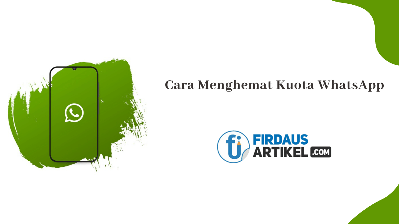 cara menghemat kuota whatsapp