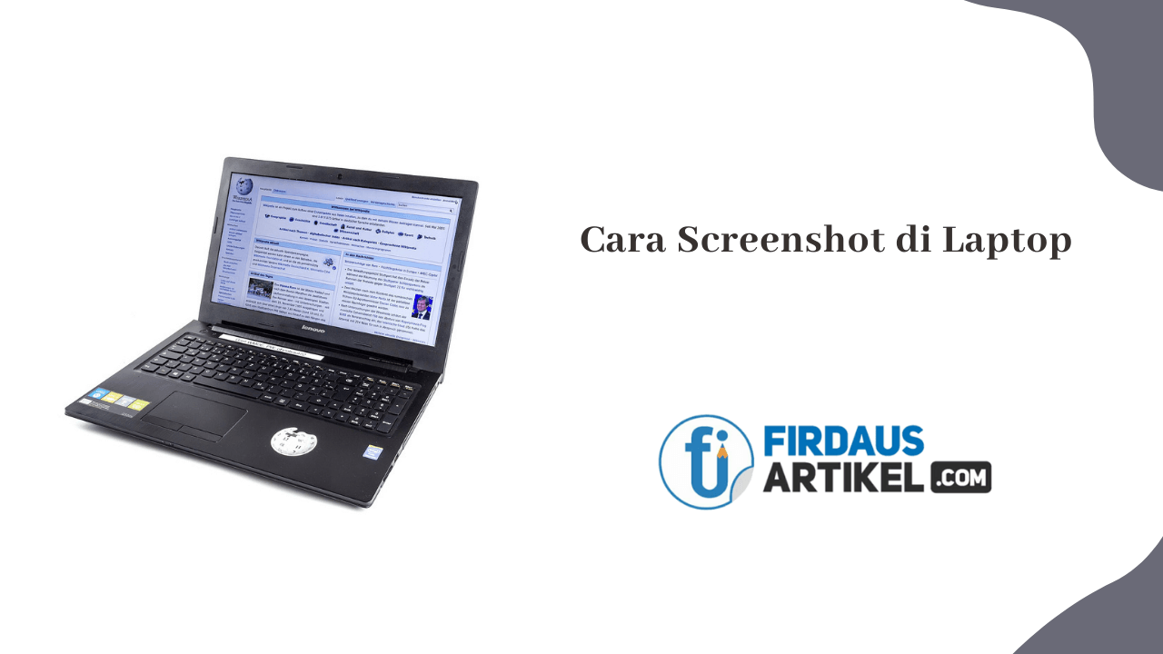 cara screenshot di laptop windows 10