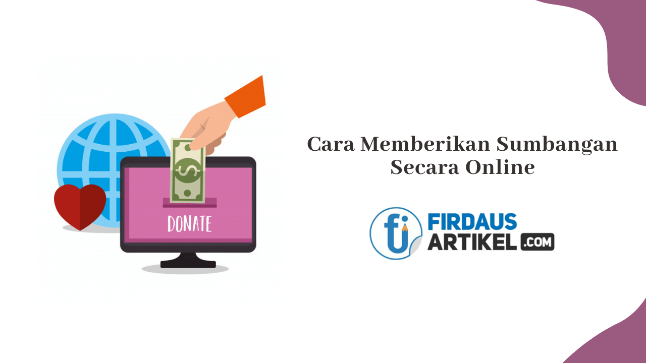cara memberikan sumbangan secara online