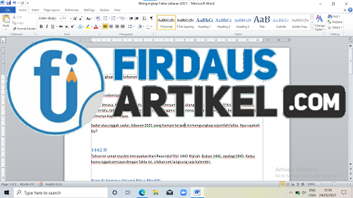 3 Cara Mengatur Ukuran Font di Microsoft Word dengan Mudah 2