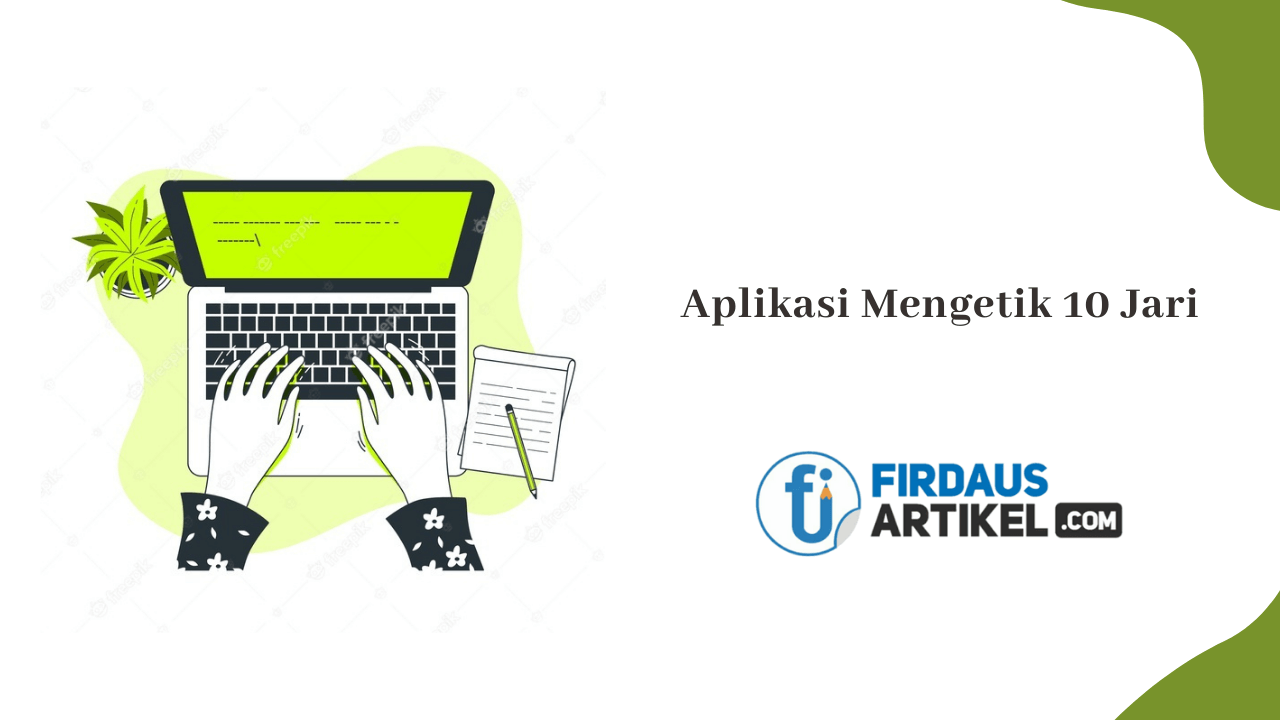 Aplikasi mengetik 10 jari