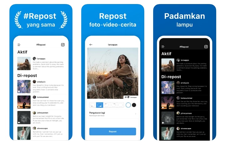 7+ Aplikasi Repost Instagram Terbaik untuk Android dan iPhone 6