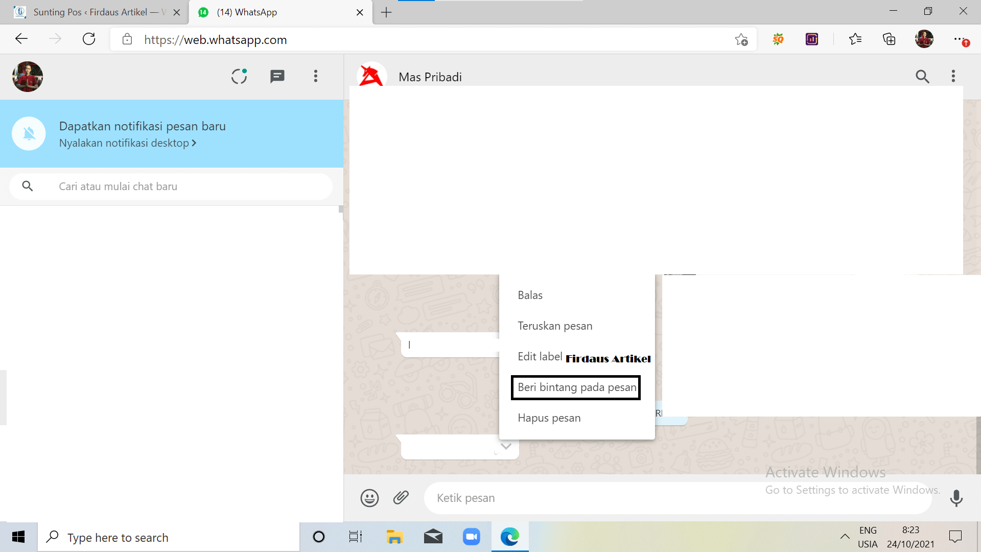 4 Cara Menandai Chat Penting di WhatsApp dengan Mudah 6