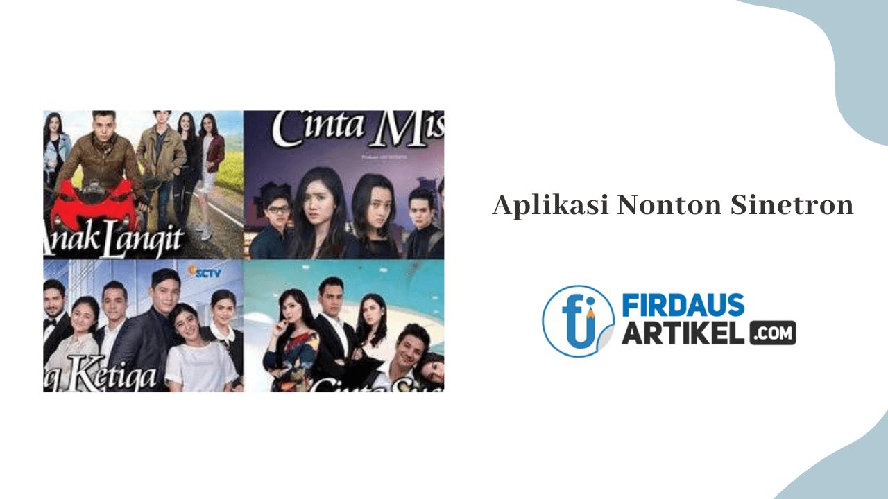 aplikasi nonton sinetron