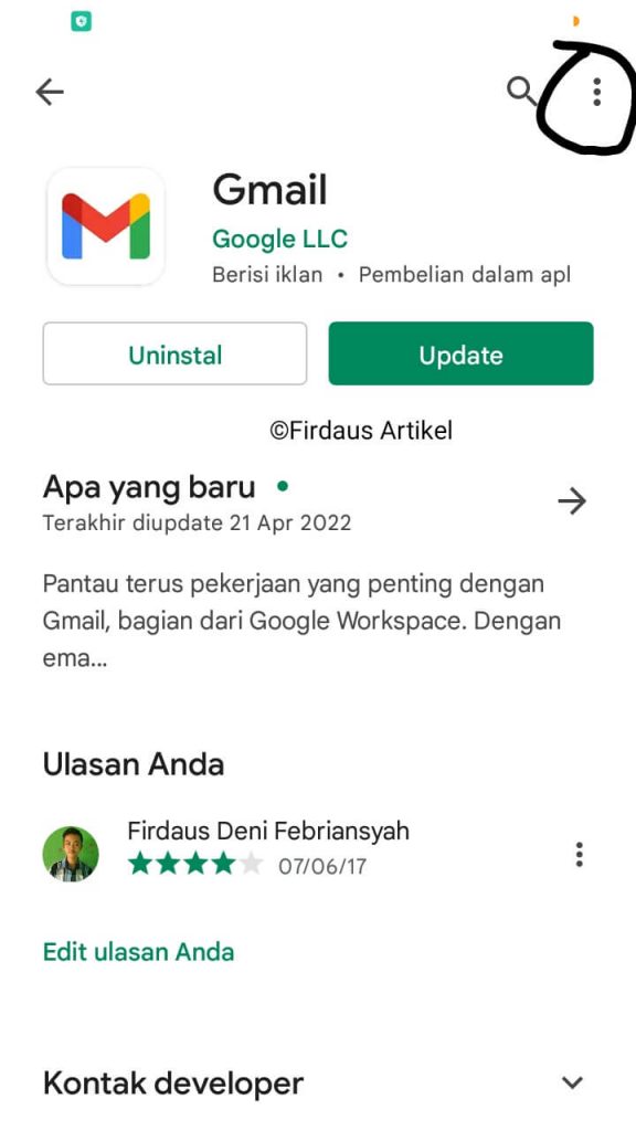3 Cara Menonaktifkan Update Otomatis Aplikasi Android 9