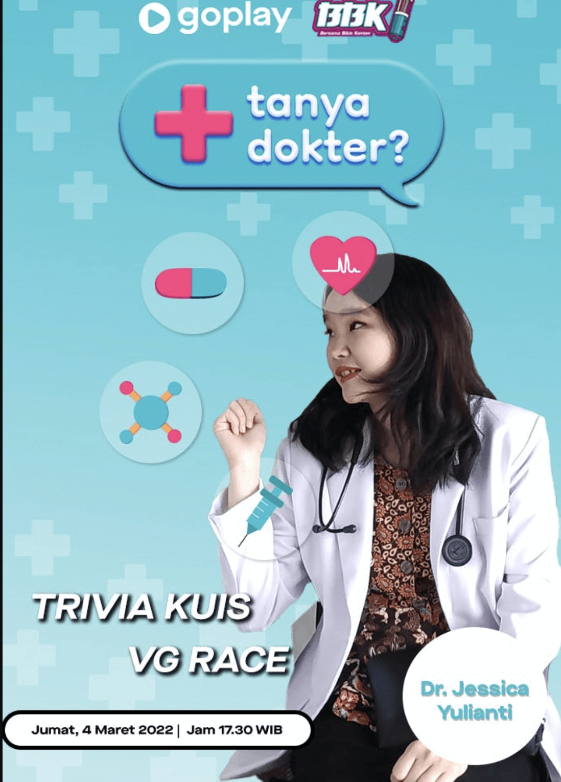 Yuk Ngobrol Seputar Kesehatan THT dan Mata Bareng Dokter Jessica Yulianti Di GoPlay 1