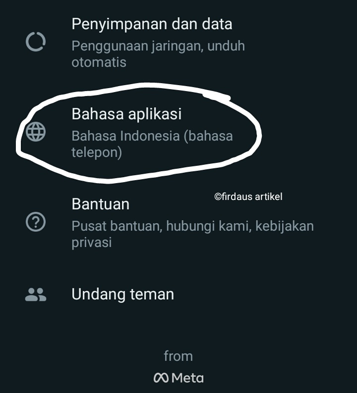 2 Cara Mengganti Bahasa di WhatsApp, Cepat dan Mudah! 8 pilih bahasa aplikasi