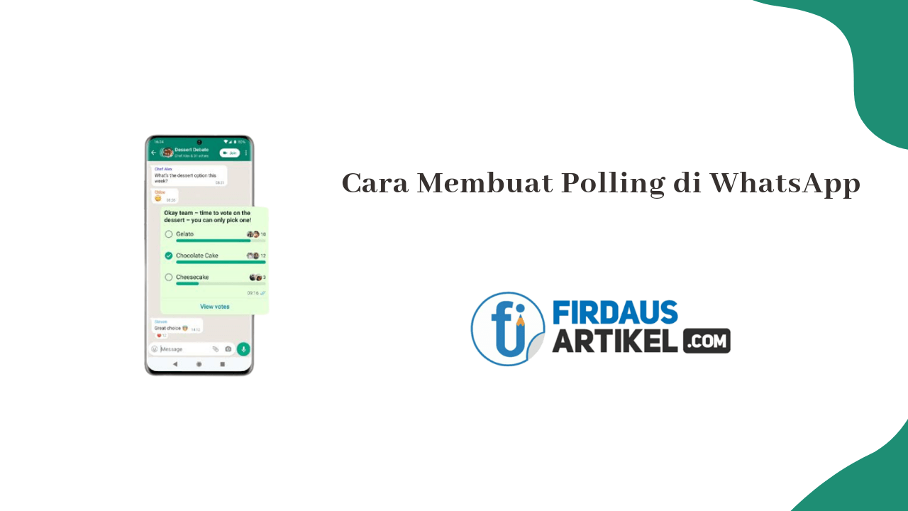 Cara membuat polling di WhatsApp