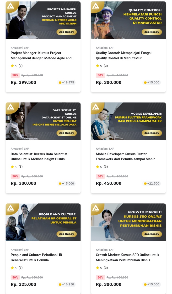 Kursus online arkademi