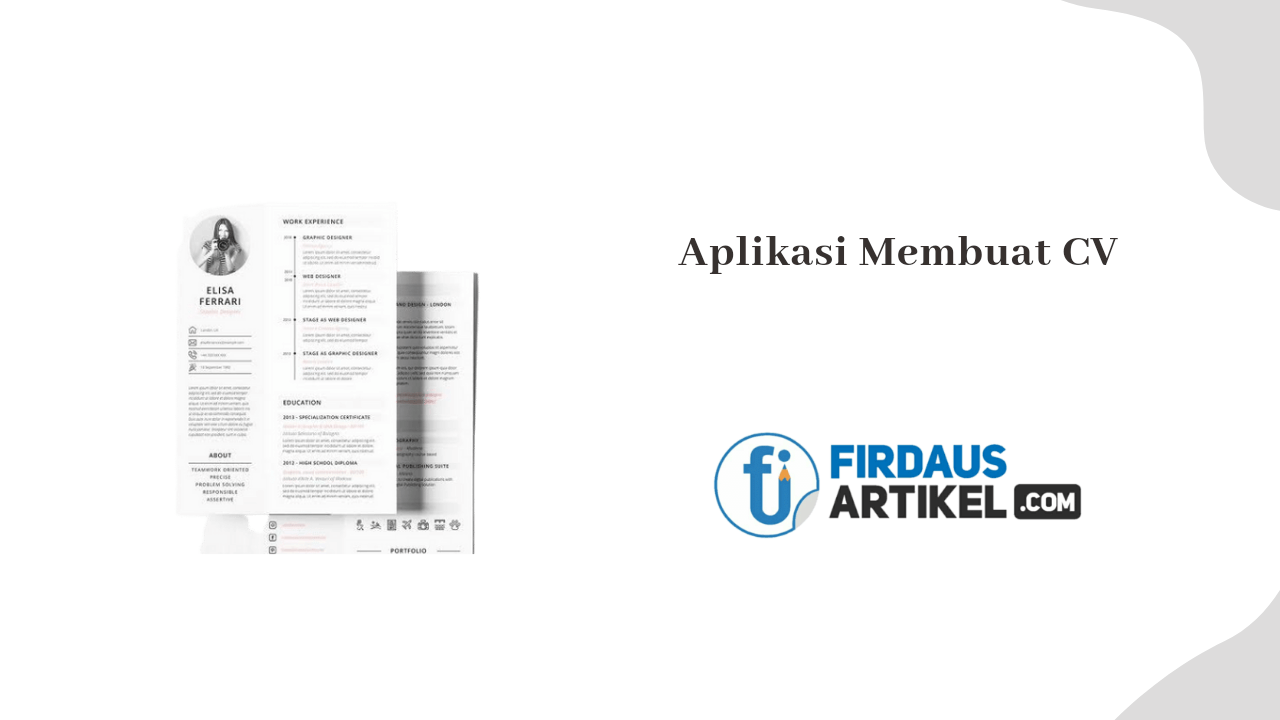 aplikasi membuat CV