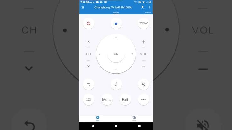 Aplikasi remote televisi