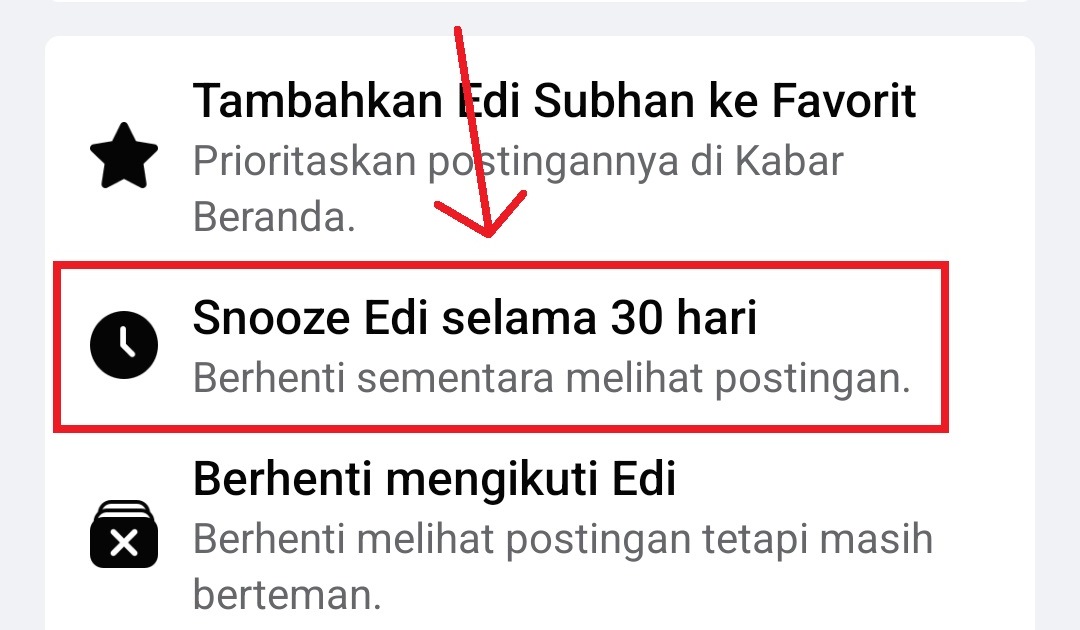 Snooze 30 Hari