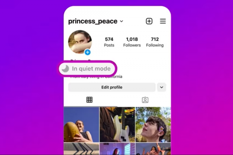 mode senyap instagram