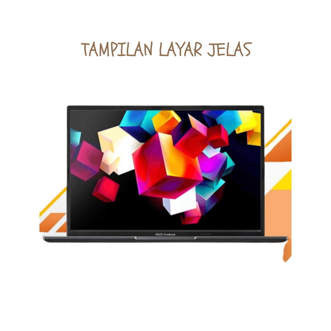 Tampilan layar yang jelas