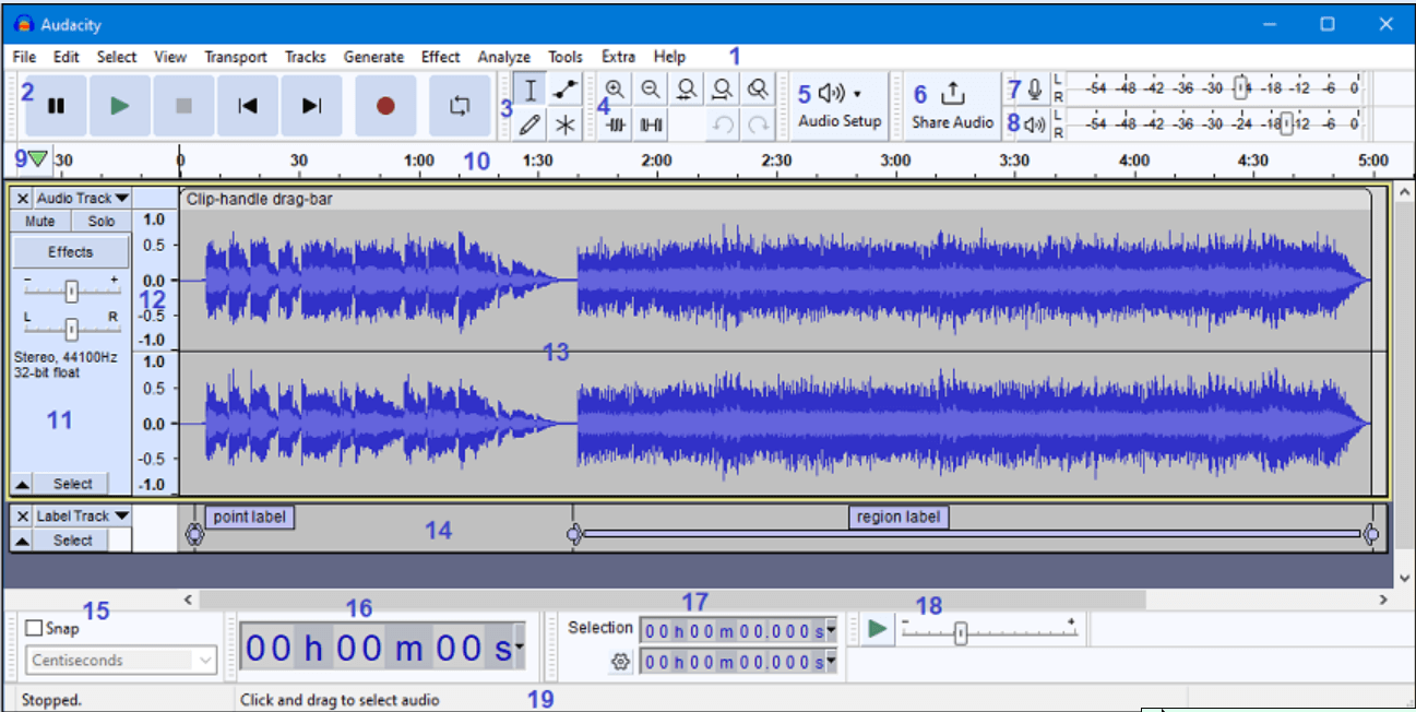 menggunakan audacity