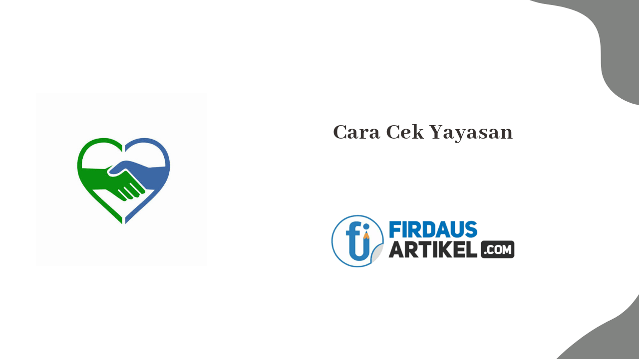 Cara cek yayasan