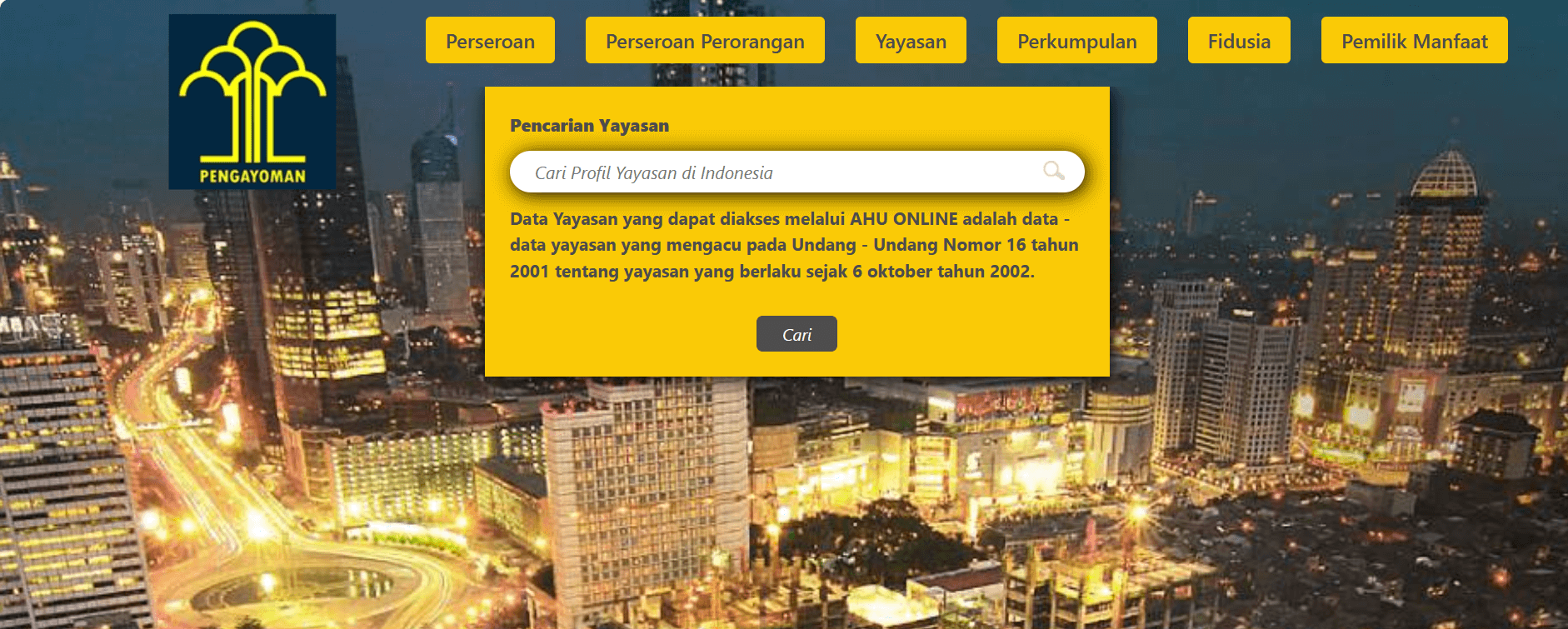 Cara Cek Yayasan Terdaftar atau Tidak 3 cek yayasan