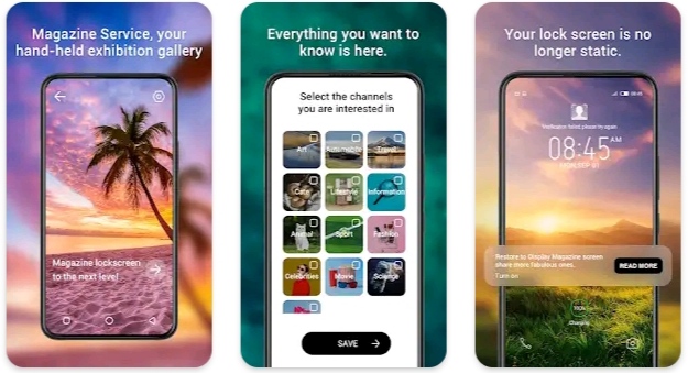 5+ Rekomendasi Aplikasi Lockscreen Terbaik di Android 3 Magazine Lockscreen XOS