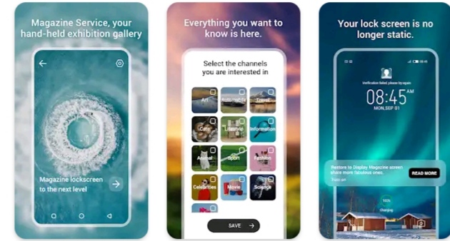5+ Rekomendasi Aplikasi Lockscreen Terbaik di Android 4 Magazine Lockscreen HiOS