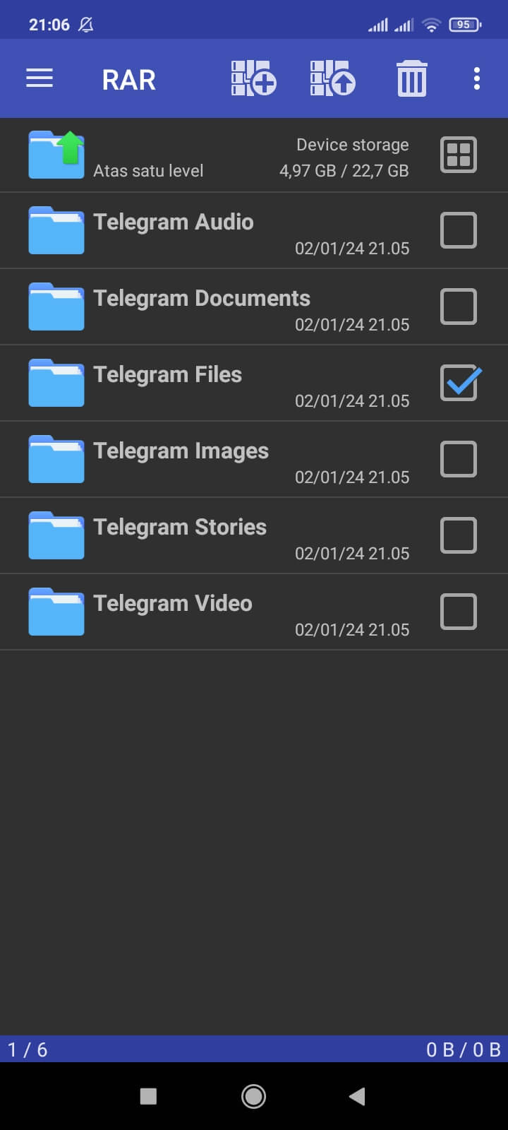 Cara Mengirim Folder Lewat WhatsApp, Apa Bisa? 3 Pilih folder