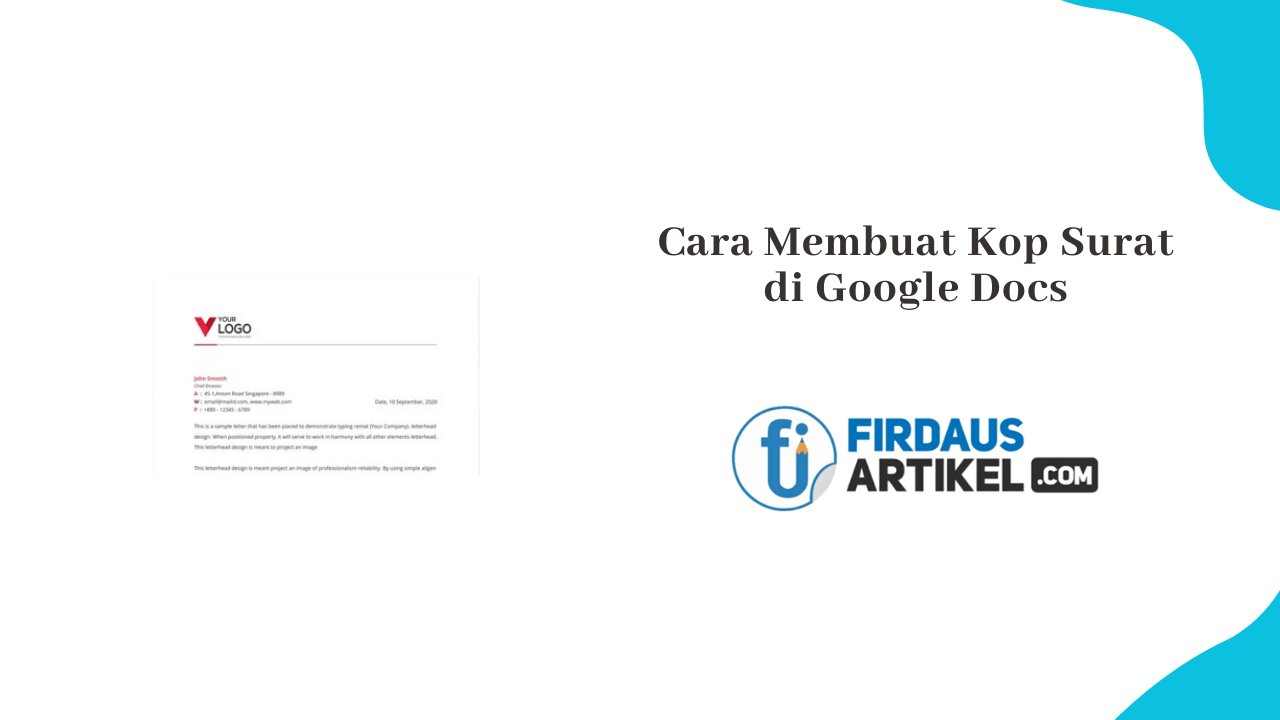 2 Cara Membuat Kop Surat di Google Docs, Simple! 1 cara membuat kop surat di google docs