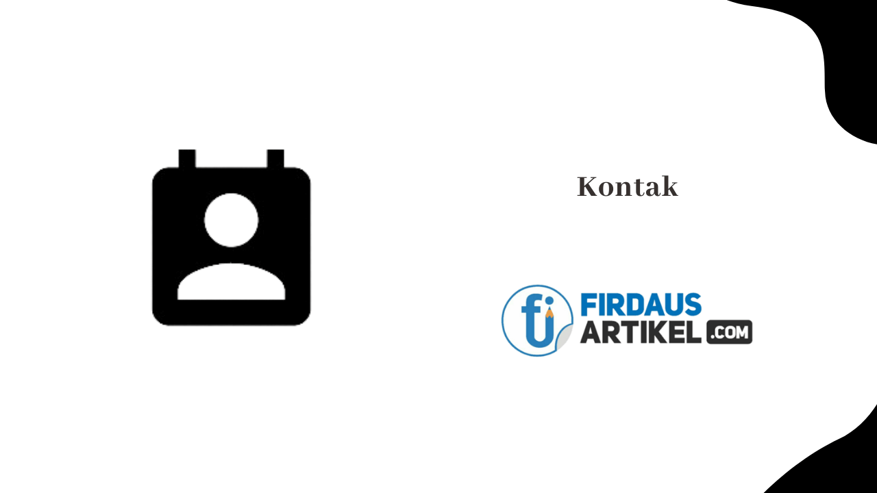 Kontak Firdaus Artikel