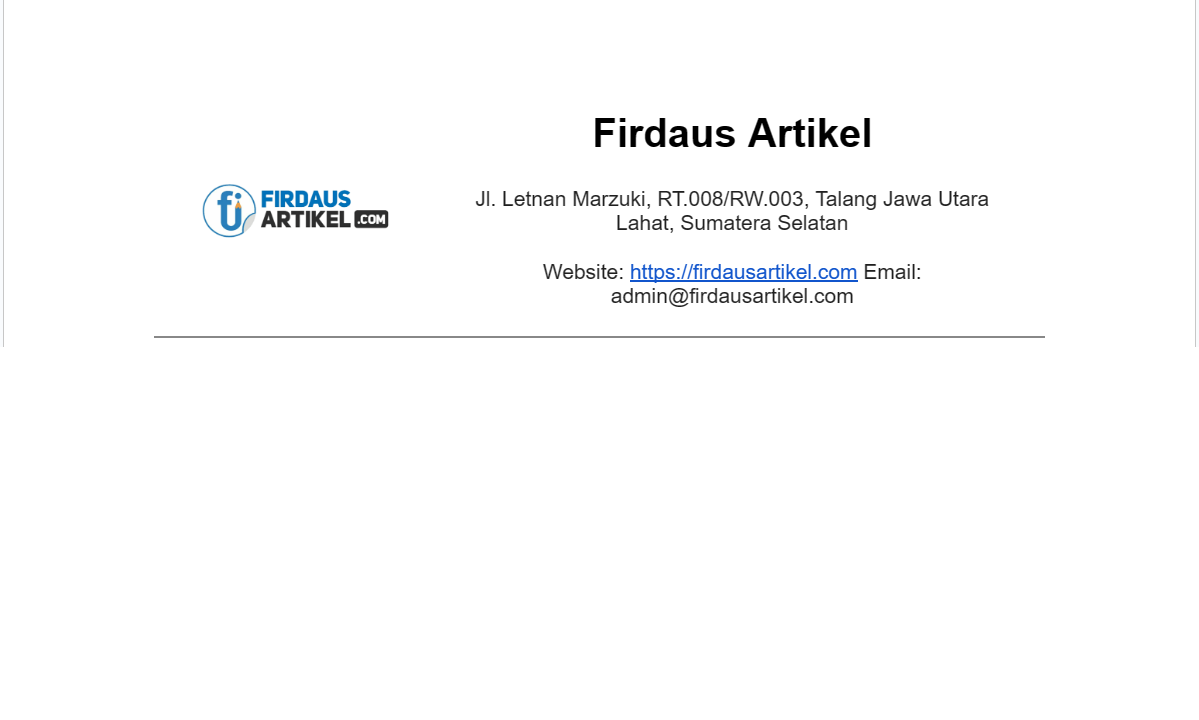 2 Cara Membuat Kop Surat di Google Docs, Simple! 2 membuat kop surat