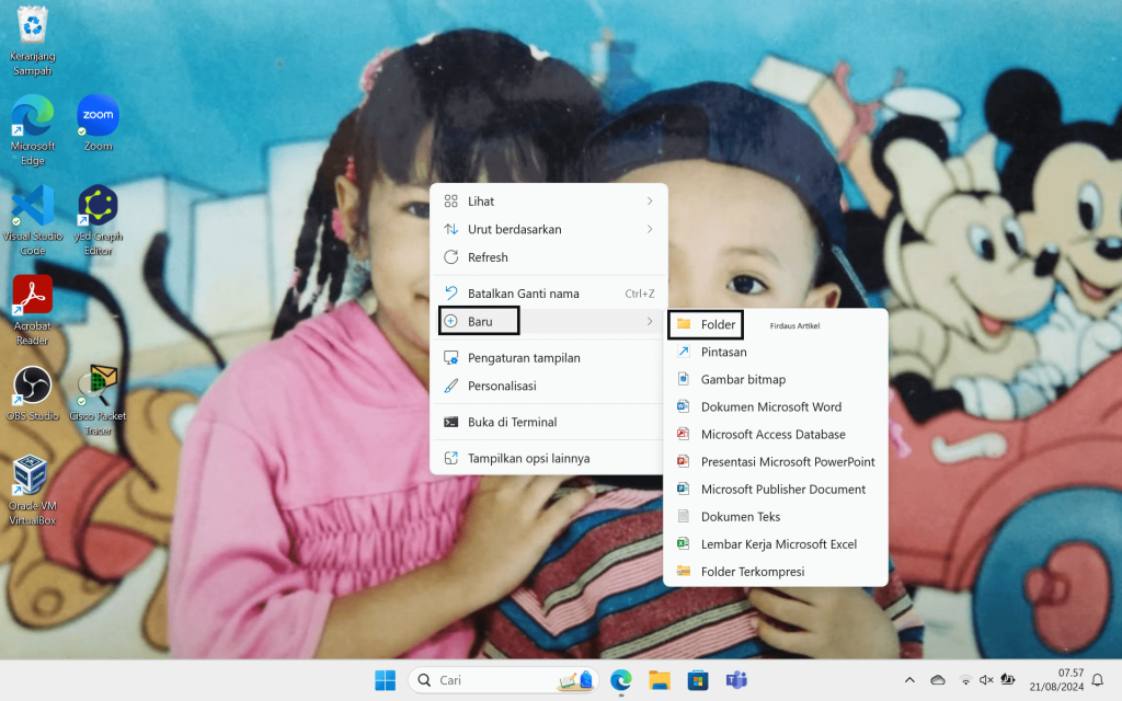 3 Cara Membuat Folder Baru di Windows 11 Mudah + Gambar 8 3 Cara Membuat Folder Baru di Windows 11 Mudah + Gambar 7