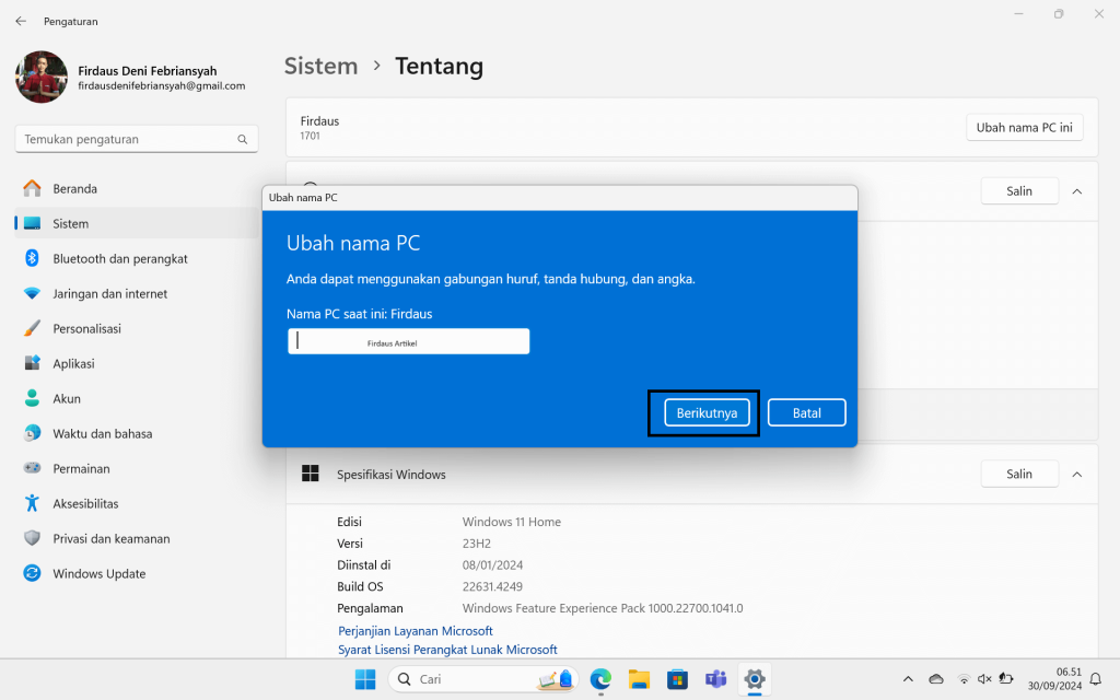 3 Cara Mengganti Nama Komputer atau Laptop, Cepat dan Mudah! 6