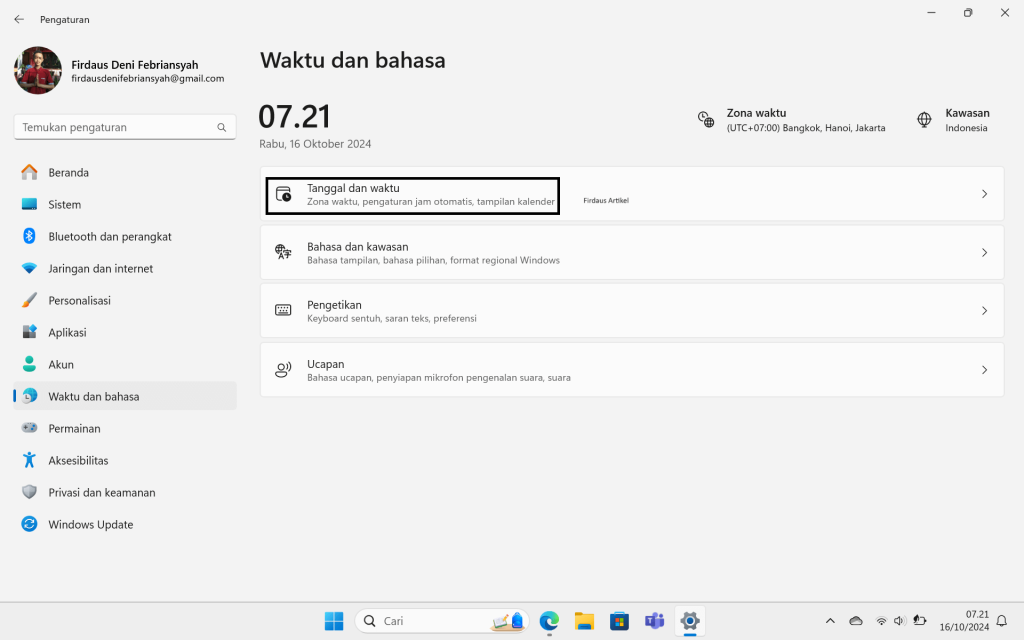 2 Cara Mengatur Jam di Laptop atau PC, Mudah Sekali 8 2 Cara Mengatur Jam di Laptop atau PC, Mudah Sekali 4