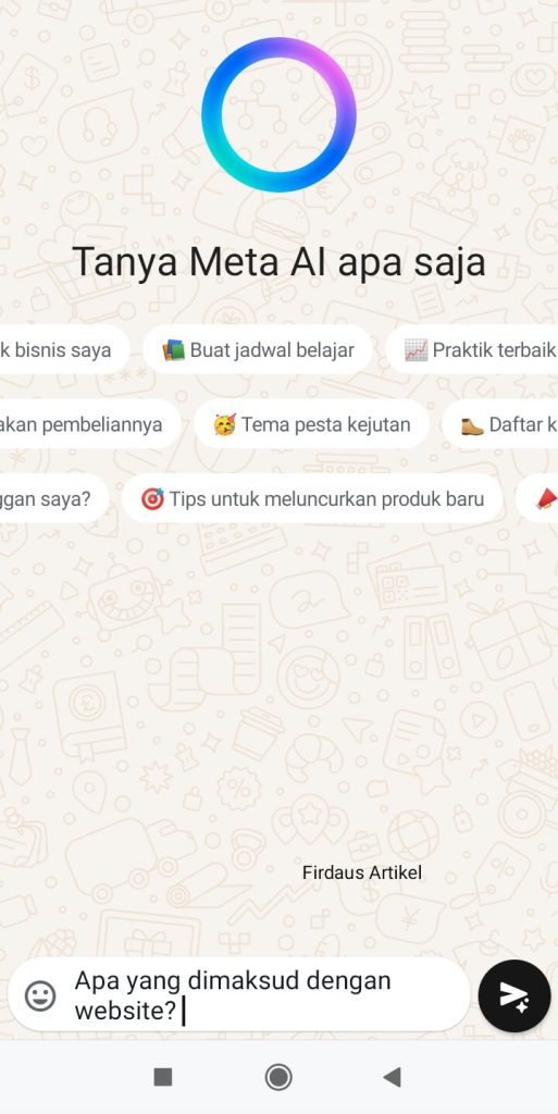 tuliskan pertanyaan