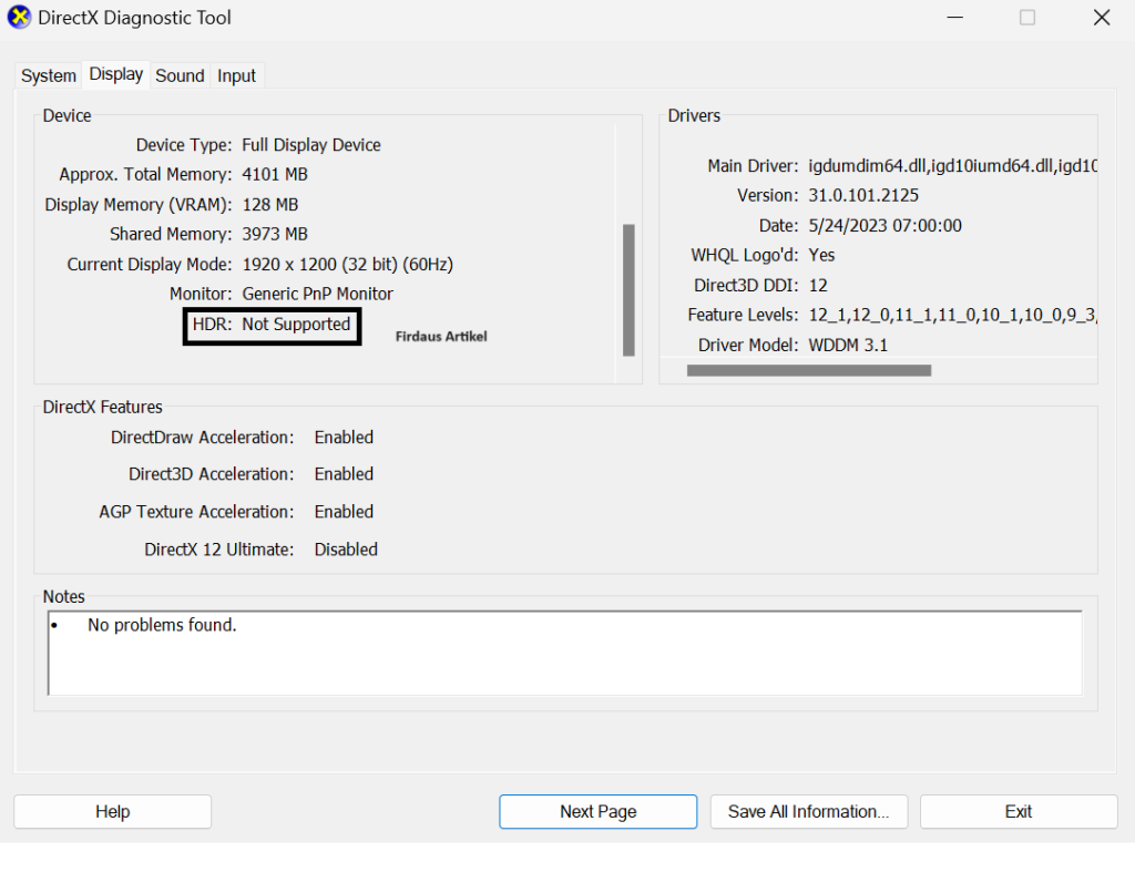 Cara Aktifkan Mode HDR di Windows 11 Secara Otomatis 3 tidak mendukung HDR
