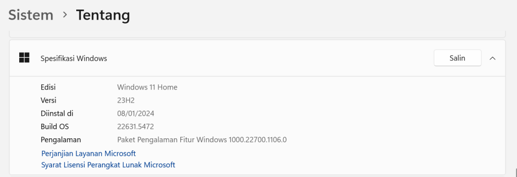 4 Cara Cek Versi Windows 11 yang Digunakan 2 cek versi Windows 11 melalui pengaturan