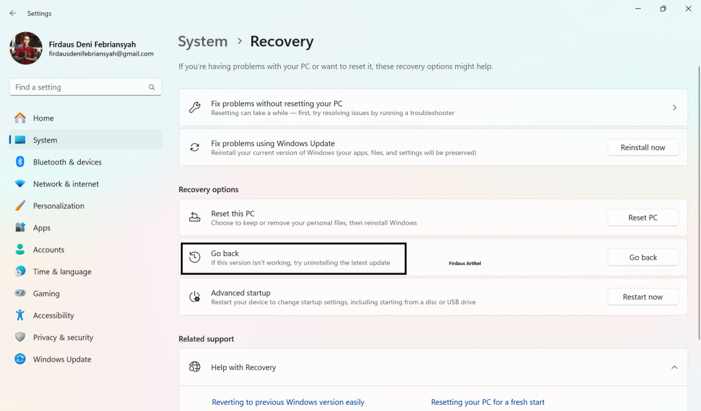 Cara Mengembalikan Windows 11 ke Versi Sebelumnya [Panduan Lengkap] 2