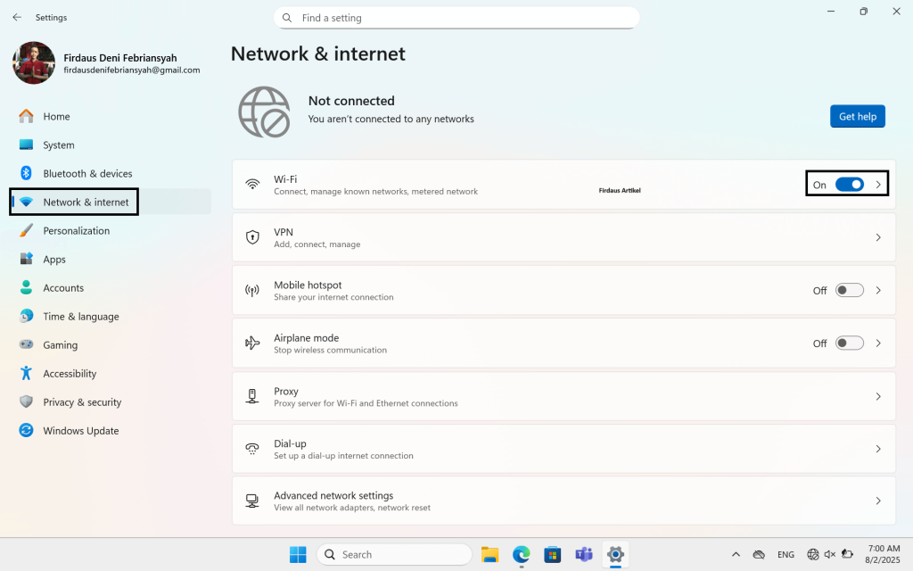 Cara Mengaktifkan WiFi di Windows 11 [Panduan Lengkap] 3