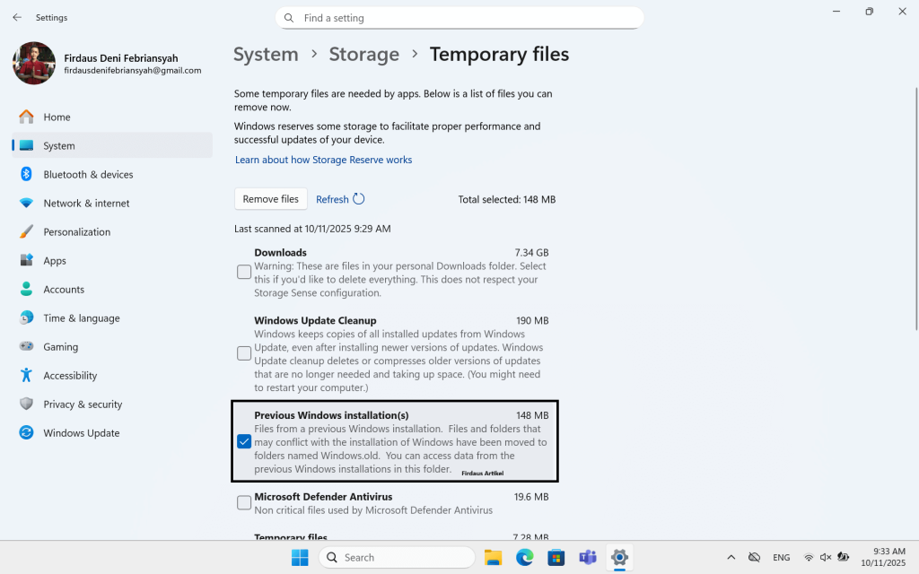 3 Cara Menghapus Windows Old di Windows 11, Apakah Aman? 2 hapus Windows Old lewat settings