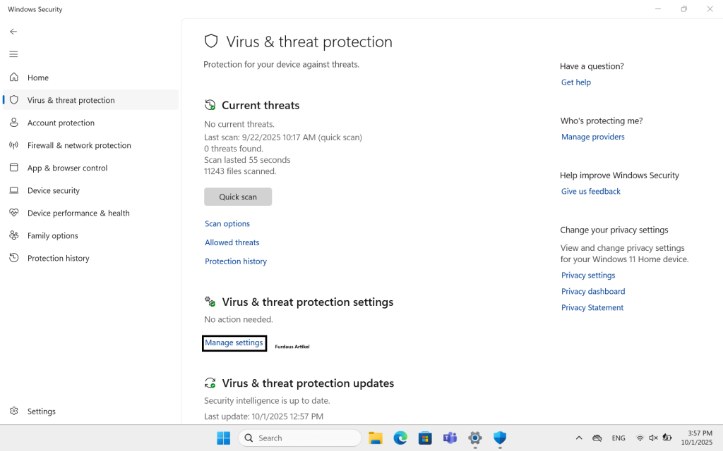 Cara Mengaktifkan Windows Defender di Windows 11 6 Cara Mengaktifkan Windows Defender di Windows 11 1