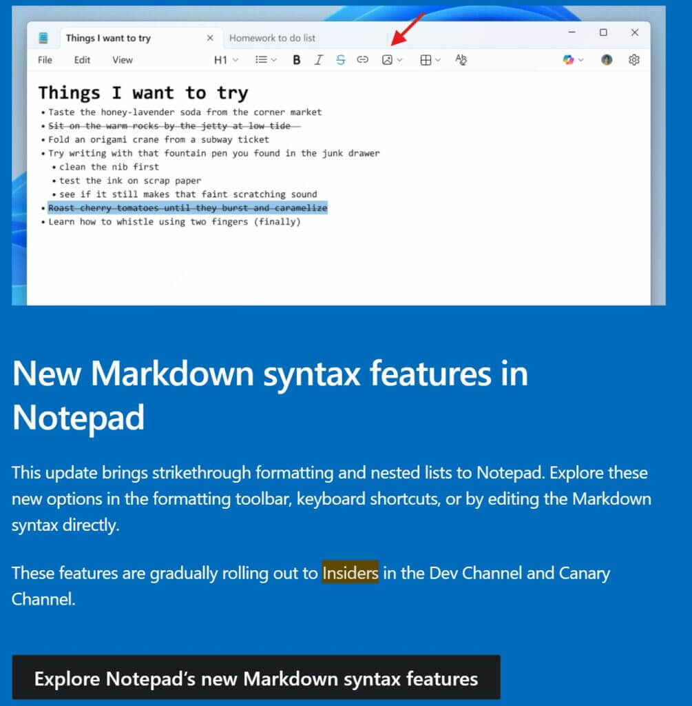 Fitur Attachment Gambar di Notepad