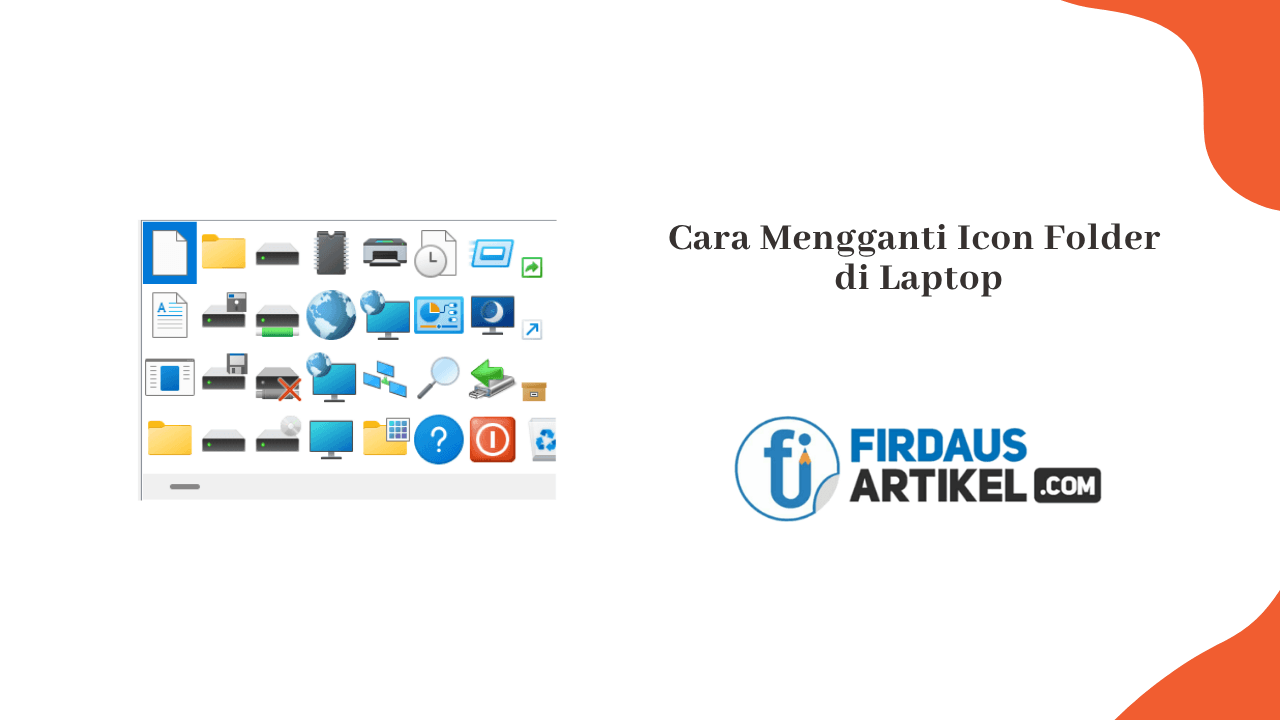 cara mengganti icon folder di laptop